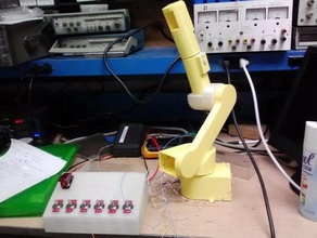 5 grados de libertad del brazo la robótica ejes printobermb 3d print model - Mito3D