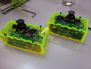 game controller made arduino uno video games dtu openscadtutorial 3d print model - Mito3D