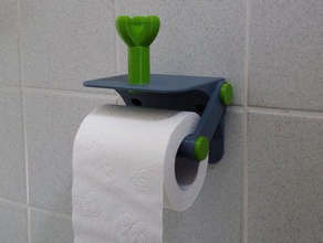 toilet roll holder bathroom paper ultimaker 3d print model - Mito3D