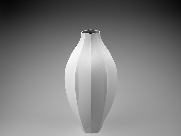 gotham pixel vase alpha Dekor 3D print model - Mito3D