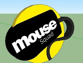 mouse squad key chain keychains 3d sketchup 3d print model - Mito3D