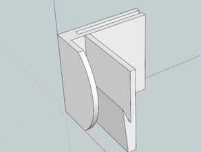 support clip 3d printer accessories holder part useful 3d print model - Mito3D