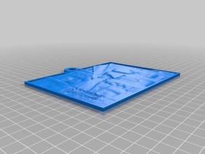 d2 2d art personalizzato 3d print model - Mito3D