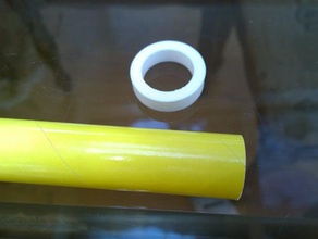 modello di razzo anello guida taglio tubi hobby corpo tu tubo per il estes shim strumento 3d print model - Mito3D