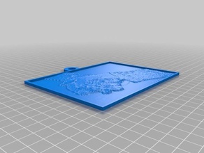d4 2d sanat özelleştirilmiş 3d print model - Mito3D