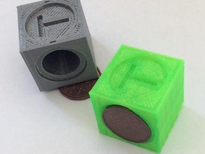 25mm penny arche d'étalonnage cube 3d de l'impression tests 3d print model - Mito3D