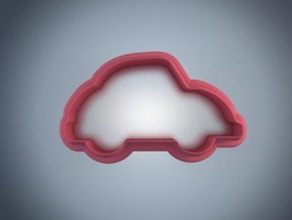 vw beetle car cookie cutter kitchen dining 3d household useful 3d print model - Mito3D