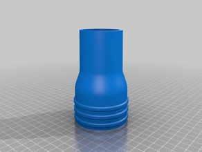 troncatrice shop vac accoppiatore parti tubo flessibile vuoto 3d print model - Mito3D