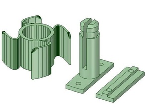 filament spoolholder felix 3d Drucker - Zubehör filament-Halter spool-filament spool-Halter 3d print model - Mito3D