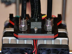 beefed up replicator extruder bracket wholes normal location 3d printer parts 3d print model - Mito3D