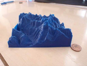 le chamonix mont blanc tarar kopyaları 3d print model - Mito3D