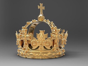 henry viiis crown other hampton court historic history london royal tudor 3d print model - Mito3D