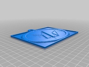 reg logotipo 2d art personalizado 3d print model - Mito3D