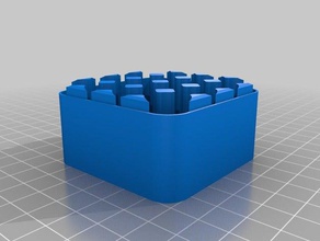 bc 4x4 inferior recipientes personalizado 3d print model - Mito3D