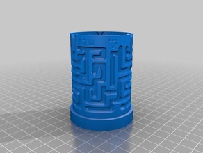 labirinto tazza puzzle 3d print model - Mito3D