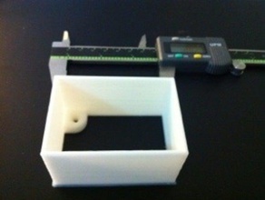 küçük kutunun ısı yatak klipler 3d yazıcı aksesuarlar durumda customizer heatbed ev openscad reprap vida 3d print model - Mito3D