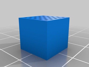 5x5 caixa fina recipientes personalizado 3d print model - Mito3D