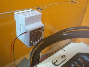 el sistema de escape 40mm replicador 3d la impresora accesorios cubierta los humos campana 3d print model - Mito3D