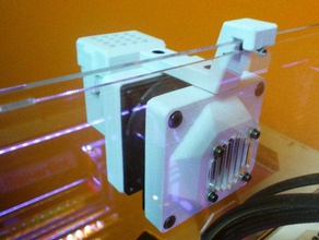 el sistema de escape 80mm replicador 3d la impresora accesorios 40mm cubierta ventilador los humos campana 3d print model - Mito3D