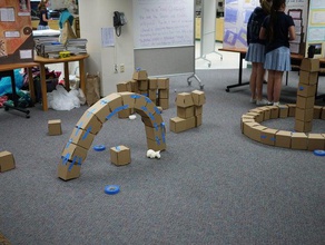 cardboard brick make roman arch learning fablab history 3d print model - Mito3D