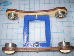 parametric spool holder printrbot 3d printer accessories coaster customizer filament stand 3d print model - Mito3D