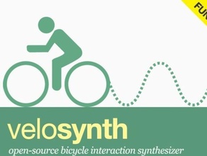 velosynth desporto ao ar livre interação sintetizador bicicleta eletrônica velcro 3d print model - Mito3D