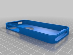 iphone 55s caso 3d impressão 3d print model - Mito3D