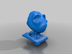 my scan 14 art character head makerbotdigitizer sculpey sculpture 3d print model - Mito3D