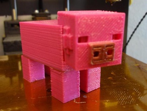 minecraft domuz oyuncaklar oyunlar 3d print model - Mito3D
