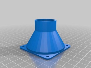 60 mm ventilateur tuyau pièces personnalisé 3d print model - Mito3D