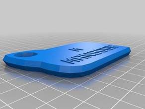 my customized keychain-design 6 sport outdoors 3d print model - Mito3D