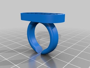 el los anillos personalizado 3d print model - Mito3D