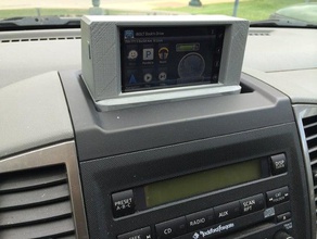 nissan frontier htc evo 4g mount mobile phone car audio cell dashboard 3d print model - Mito3D