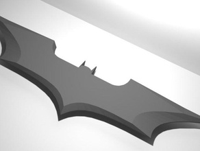 batarang dur oyuncak oyun aksesuarlar batman dark knight 3d print model - Mito3D