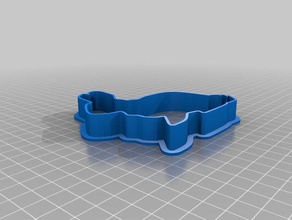 tracy doodle cookie cutter 2 cucina pranzo personalizzato 3d print model - Mito3D