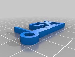 lsm keychains customized 3d print model - Mito3D