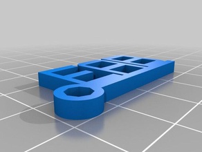 eab keychains customized 3d print model - Mito3D