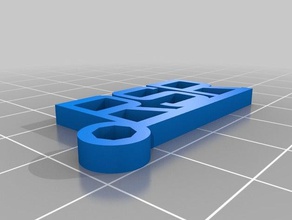 toplu Anahtarlık özelleştirilmiş 3d print model - Mito3D