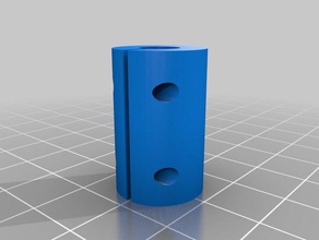 super simple printrbot axis coupling 3d printer parts wobble 3d print model - Mito3D