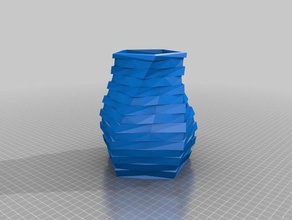 vase decor decoration fancy flower pot printable shapeshifter tabletop 3d print model - Mito3D