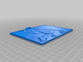 meu amante 2d a arte personalizado 3d print model - Mito3D