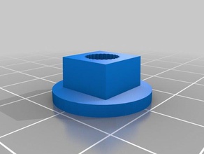 sumobot servo cubo da roda de placa robótica 3d print model - Mito3D