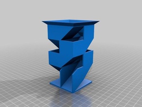 mi personalizados angular de los dados la torre 3d print model - Mito3D