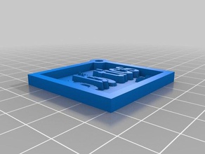 robotkey de porte-clés personnalisé 3d print model - Mito3D
