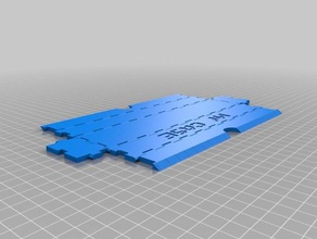 my customized folding word case 21 office 3d print model - Mito3D