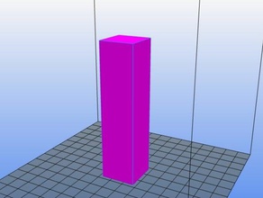 cuboid temperature calibration 3d printing tests extruder 3d print model - Mito3D