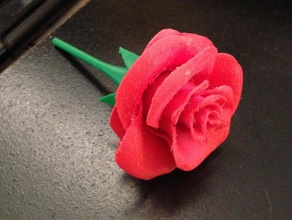 rose stem art 3d print model - Mito3D
