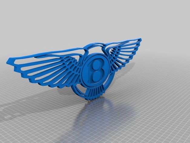 bentley logo signs logos car lo 3D print model - Mito3D