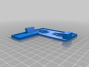 thermostat bracket replacement parts 3d print model - Mito3D
