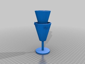 my customized pen tower math art 3d print model - Mito3D